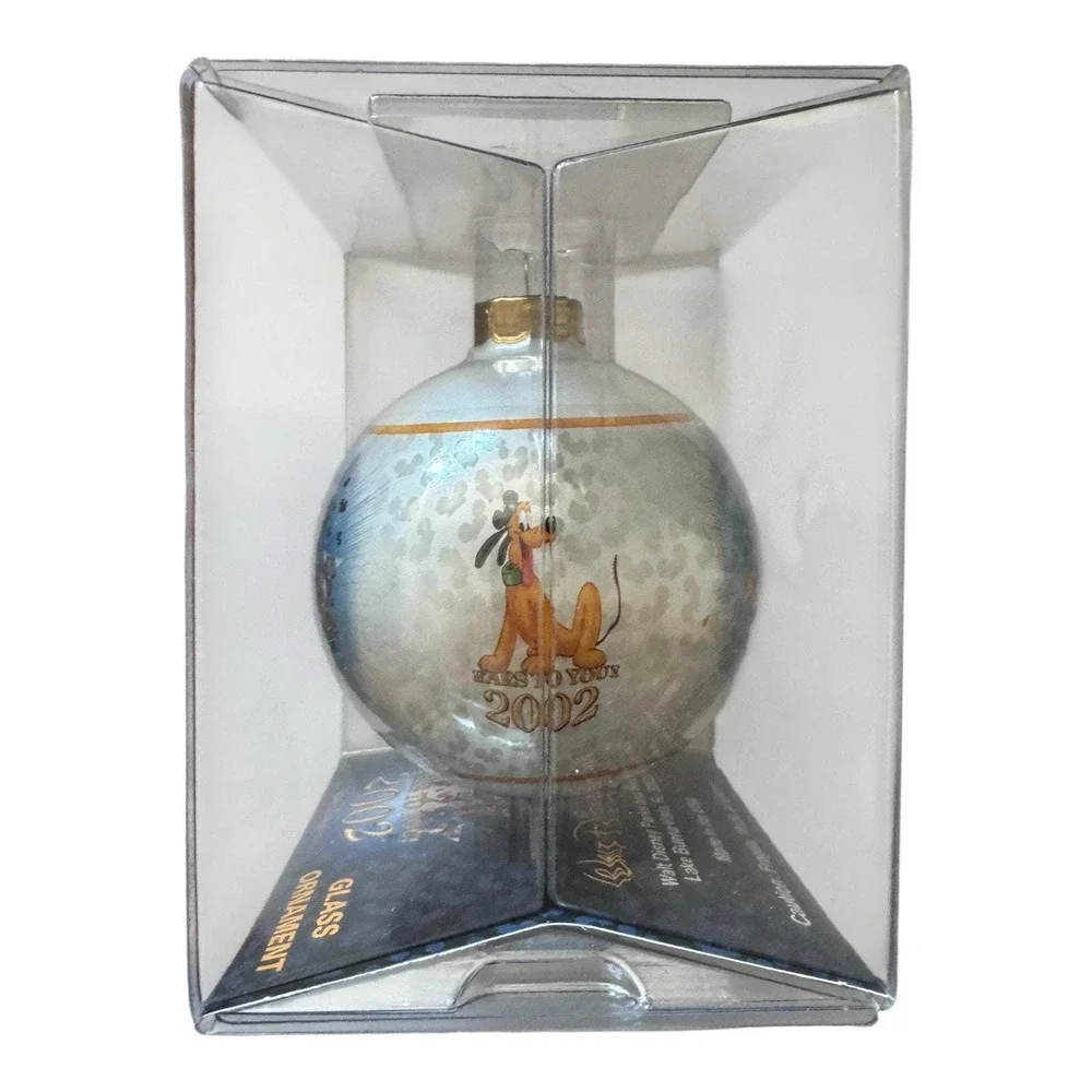 Walt Disney World Ears to You 2002 Glass Ornament‎